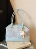 Bolso Cuadros de Bloques de Color de Moda de Este Año con Gran Capacidad para Mujer, Nueva Tendencia de Moda 2026, Bolso de Hombro Tipo Tote de Estilo de Alta Gama
