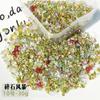 Cristal de Tempestade de Pedra Quebrada Resina Fluxo de Areia Gato Patinha Mahjong Agitador Irregular Colorido Diamantes Triturados Materiais DIY