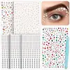 Conjunto de Adesivos de Diamante Transfronteiriços Recortados Maquiagem para Olhos Maquiagem Facial Pedras Preciosas Adesivos Diamante Acrílico Manicure Adesivos de Diamante Flash