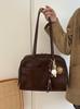 Bolso de Axila Coreano de Nicho para Mujer 2026 Nuevo de Moda Otoño Vintage Bolso Tote Gran Capacidad Maletín de Hombro