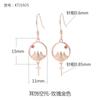 Aretes de Plata Esterlina 925 Soporte Vacío Accesorios DIY para Mujer Aretes Soporte para Aretes Hebilla de Seguridad de Cera de Abeja Hebilla para la Oreja Gancho para la Oreja Alambre para la Oreja Soporte de Plata