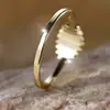 Anillo de ojo azul de pestaña nueva de deseo transfronterizo anillo de personalidad simple nicho lujo ligero elegante anillo al por mayor