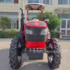 Tractor agrícola diésel 1204 de tracción en las cuatro ruedas, multifuncional, 1004, para romper y sembrar césped en granjas de montaña a gran escala