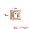 Almofada Original de Desenho Animado com Flocos Mini Casa Cena de Sofá Comida Natalina Miniatura Brinquedo Almofada de Resina Acessórios Brinquedo