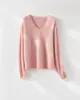 26 Novedades Otoño/Invierno Ropa para Mujer: Suéter tejido holgado de cuello en V, mezcla de cachemir y lana cepillada suave y esponjoso, como una nube.