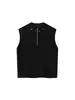 Colete de Meio Zíper Pesado com Design de Rebites 2026 para Homens, Camiseta Fresca e Estilosa de Verão, Top Casual Esportivo