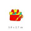 Insignia Metálica de Santa Claus Linda de Dibujos Animados Regalo de Navidad Accesorios para Ropa Broche Dulces Decoraciones para Bolsas