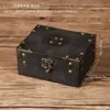 Caja de Madera Estilo Chino con Personaje Feliz Caja de Joyería Vintage Caja de Madera Vestido Antiguo Atrezo para Cine y Televisión Caja de Tocador de Dote Caja de Almacenamiento Antigua