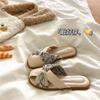 Sandalias y Pantuflas de Verano de Estilo Chino Nuevo, Estilo Perezoso, Suela Blanda, para Uso Diario en Casa para Gente Perezosa
