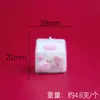 Nova Boneca de Pelúcia de Animalzinho Fofo com Flocagem Tridimensional Corrente para Celular Pingente Chaveiro Pingente de Bolsa Acessórios no Atacado