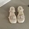 Sandalias Cómodas Antideslizantes de Suela Gruesa para Mujer, Estilo Casual Diario de Verano 2026, con Correa de Hebilla, sin Cierre, para Uso en Exteriores, Sandalias para Mujeres Jóvenes