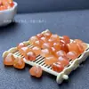 Seda de ouro natural jade pérola redonda cabaça sino de vento em massa flor magnólia atacado pulseira brincos pingente diy feito à mão