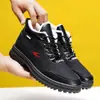Nuevos Zapatos de Algodón de Invierno para Hombre, Engrosados con Forro Polar, Cálidos, a Prueba de Frío, Impermeables, Modernos, Cómodos, Botas de Nieve de Caña Alta