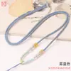 Cuerda Fina Tejida a Mano de Cera de Abejas Jade Dorado Pixiu DIY Hecho a Mano para el Cuello Venta al por Mayor