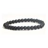 Tobillera adelgazante de obsidiana negra de imitación de venta caliente transfronteriza, pulsera tobillera de ágata negra de imitación, tobillera magnética negra para participar en recta
