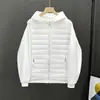 Jaqueta de Algodão com Capuz Grossa da Moda para Homens, Nova Moda Outono e Inverno, Jaqueta Cardigan Versátil, Casaco de Algodão Quente para Homens