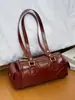 2026 Nova Bolsa de Axila Feminina Retrô Mesclada para Outono Bolsa de Trabalho Versátil de Alta Qualidade Bolsa de Ombro para Passeio
