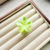 Pin de Frangipani Difuminado Transfronterizo Patrón de Flujo de Celebridad de Internet Pin para el Cabello de Flor Pin para el Cabello Semi-Recogido con Patrón de Mármol Elegante