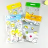 Bolsa Portátil Autoclose com Zíper Desenho Animado Fofo, Transparente para Doces, Lanches, Acessórios, Material de Papelaria, Pingente, Brinquedo, Embalagem para Miniaturas