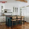 Gabinetes de Madera Maciza Americana de Fábrica Personalizados para Toda la Casa Gabinetes de Cocina Europeos de Comercio Exterior Pintura Francesa Clara Blanca Gabinetes Generales