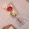 Día de San Valentín Chino Caja de Regalo Plegable de Flores Empaque para Ramo de Flores Individual Bolsa de Empaque para Flor de Rosa Caja Individual Impermeable para Flores Venta al por Mayor