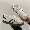 Zapatos de Entrenamiento Retro Alemanes Estilo Coreano Campus Versátil Verano Zapatos Blancos Ins Tendencia Zapatos de Nicho Versátiles Zapatos Casuales de Tabla para Estudiantes