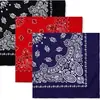 Pañuelo Cuadrado Estampado Pañuelo de Seda Estampado Paisley Versátil DIY Hip-Hop Gangster Pañuelo para la Cabeza de Algodón Puro Pañuelo Multiusos Cómodo Personalizado