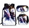 Las Mochilas Escolares Más Vendidas de Amazon para la Temporada de Regreso a Clases, Bolsas Escolares para Estudiantes de Primaria y Secundaria, Bolsos de Hombro de Dibujos Animados, Estuches, Set de Tres Piezas