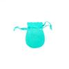 Bolsa de terciopelo de doble cara con forma de calabaza, resistente a los arañazos, para pendientes, collares, joyas, embalaje de joyas, bolsa de regalo.