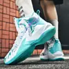 Zapatillas de Baloncesto Juveniles para Hombre Botas de Batalla Tenis Zapatos para Niños Malla Juego Práctica Entrenamiento Zapatos para Niño Niños Medianos y Grandes