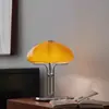 Lâmpada de Mesa Criativa Cogumelo para Quarto de Luxo Leve Lâmpada Abóbora de Designer de Cabeceira Luz Noturna para Casa Lâmpada de Mesa Decorativa