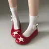 Zapatos planos de punta redonda estilo francés para mujer, nueva colección de otoño 2026, Mary Janes versátiles de suela blanda para combinar con vestidos