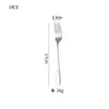 Acero Inoxidable 304 1010 Vajilla Cuchillo Occidental para Bistec, Tenedor, Cuchara, Cuchara Larga para Hielo, Hotel Hogar Cuchara para Postre Café