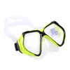 Máscara de buceo de marco grande al por mayor del fabricante vidrio templado equipo de snorkel para adultos máscara de PVC se puede emparejar con tubo de snorkel
