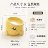 Comedero para gatos con cuello inclinado, cuenco de cerámica para mascotas de dibujos animados, cuenco de agua de boca inclinada de gran diámetro, comedero para perros, cuenco de cerámica para gatos fácil de limpiar