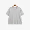 Camisetas de punto personalizadas de talla grande con manga corta para mujer, producción en masa y personalización desde la fábrica de origen, servicios OEM y producción de muestras basada en los diseños o muestras proporcionados