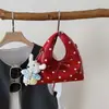 Bolso de lunares de nicho de moda para mujer, nuevo bolso cruzado de moda primavera 2026, bolso de mano pequeño exquisito