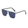 [Personalizado] Gafas de Sol de Media Montura para Hombre, Gafas de Sol Retro de Moda para Conducir para Mujer, Gafas de Alta Gama Transfronterizas al por Mayor