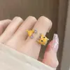 Anillo Abierto de Lujo Ligero Retro para Mujer, Color Plateado con Circonia Microincrustada, Anillo para Dedo Índice, Estilo Minimalista Único, Anillo de Diseño de Nicho