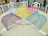 5 Coberturas de Comida, Coberturas à Prova de Poeira, Coberturas Transparentes para Vegetais, Coberturas Retangulares Dobráveis Anti-Mosquito, Coberturas de Mesa para Piquenique ao Ar Livre