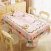 Mantel Infantil Graffiti Impermeable y a Prueba de Aceite Sin Lavado 2026 Nuevo Estilo Mantel para Mesa de Comedor con un Ambiente Lindo de Dibujos Animados Mantel para Mesa de Café