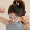 Goma para el pelo estilo cable de teléfono azul ins-style coreano, nuevo modelo 2026, cuerda para el pelo de alta elasticidad y duradera para mujer