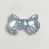 Acrílico transparente mariposa de colores material para abalorios hecho a mano DIY cadena para teléfono móvil accesorios de joyería suministros para manicura