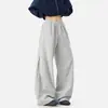 Pantalones Deportivos Casuales Estilo Americano para Hombre Otoño/Invierno 2026 - Tela de Algodón Cepillado de 320g, Moda Talla Grande