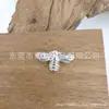 Jiang Ti F136 unha de osso de titânio para orelha abelha libélula transfronteiriça quente G23 liga de titânio joia de piercing para o corpo humano unha de orelha