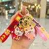 Celebridad de Internet Gato de la Suerte Llavero de Coche Colgante Femenino Lindo Pareja Llavero Colgante de Bolso Dibujos Animados Exquisito Regalo