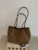 Elegante Bolso para el Trabajo para Mujer, Nuevo Otoño 2026, Bolso de Hombro Vintage de Nicho con Patrón Tejido, Bolso Tote de Gran Capacidad