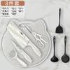 Venta al por mayor Nuevo Producto Cuchillo de Cocina y Tabla de Cortar Dos en Uno Tabla de Cortar de Paja de Trigo Cuchillo Doméstico Tabla de Cortar de Cocina Juego de Cuchillos