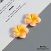 Frangipani Sintético Acessórios de Resina DIY Cola Branca Material para Capa de Celular Acessórios de Resina Material para Presilha de Cabelo Tiara
