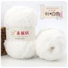 3 fios de fio de lã coral 3 fios de fio de toalha DIY envoltório material envoltório lenço fio meio veludo lã fio carimbo bordado